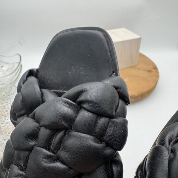 Vionic Braided Cross Strap Slides Kalina Black size 7.5 - Picture 14 of 15